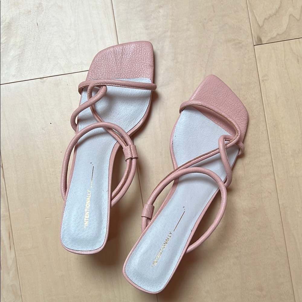 Intentionally Blank Willow - Pink Strappy Sandals